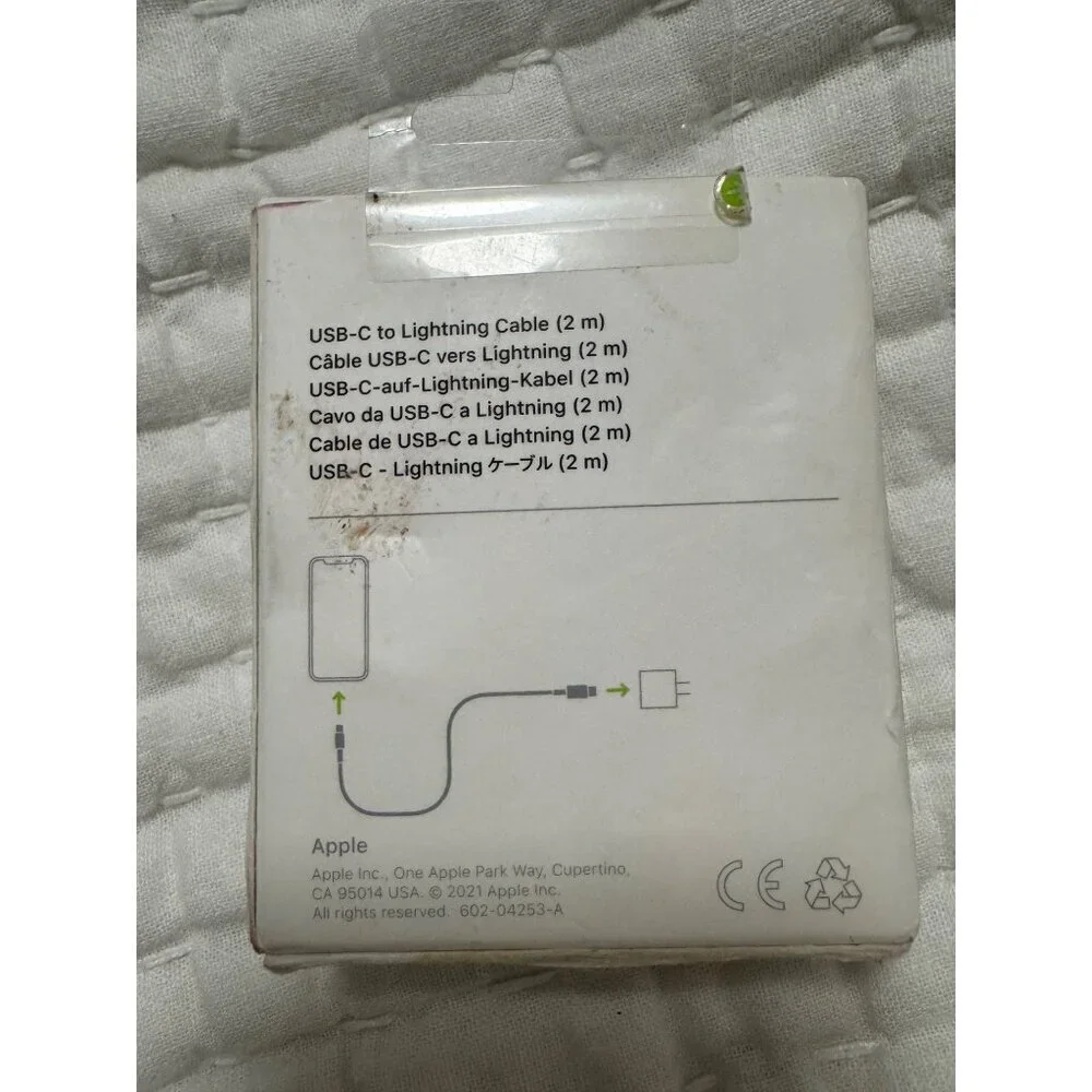 Apple USB-C to Lightning Cable 2m White NWB